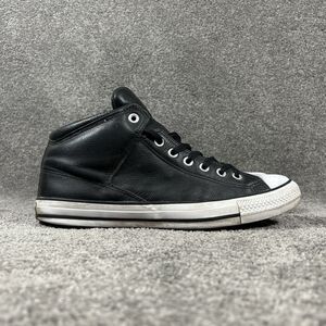 Converse Chuck Taylor All Star Street High Mens Size 10 Black Skate Shoes Used